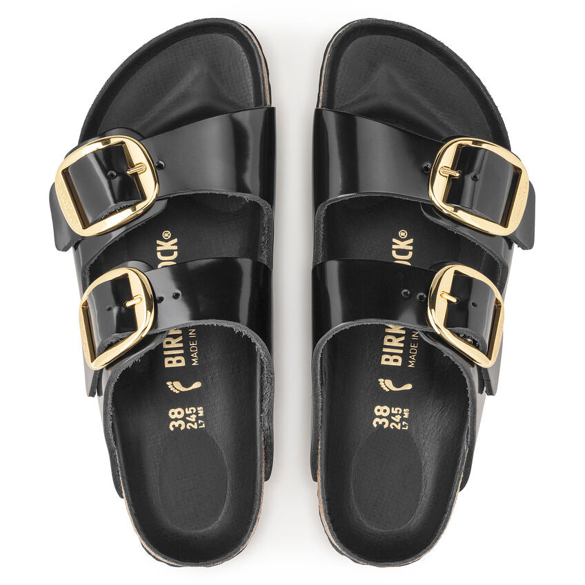 Birkenstock Arizona Big Buckle - High Shine Black