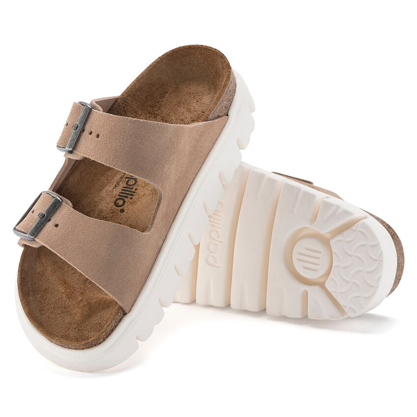 Birkenstock Arizona Chunky Suede Leather Warm Sand – Salty Chic