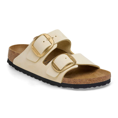 Birkenstock Arizona Big Buckle Nubuck Leather - Ecru