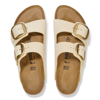 Birkenstock Arizona Big Buckle Nubuck Leather - Ecru