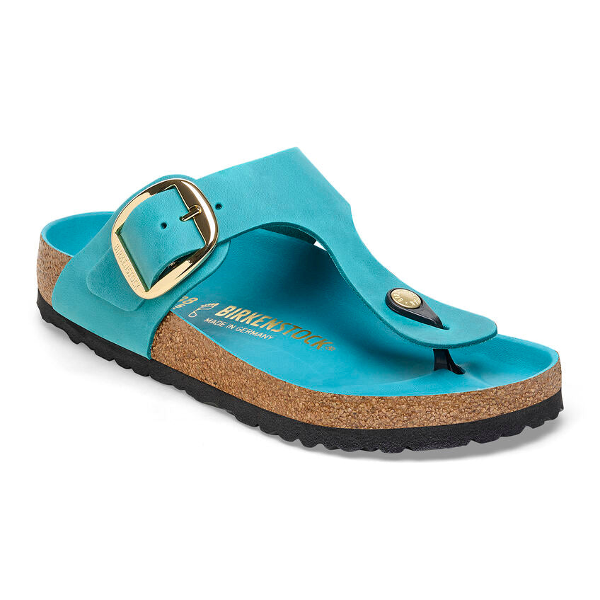 Birkenstock Gizeh Big Buckle Oiled Leather - Biscay Bay