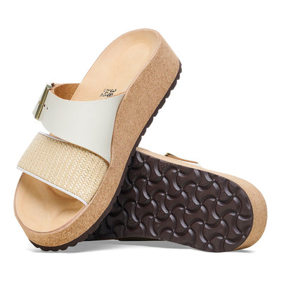 Birkenstock Almina Natural/White Leather/Synthetic