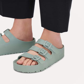 Birkenstock Narrow Florida Flex Platform EVA in Pure Sage