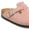 Birkenstock Boston Suede Leather (N) - Pink Clay