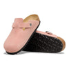 Birkenstock Boston Suede Leather (N) - Pink Clay