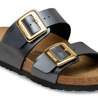 Birkenstock Syndey Luxe Buckle (N) - Metallic Black