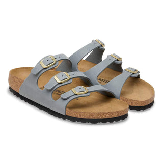 Birkenstock Florida OIled Leather - Basalt Gray