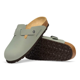 Birkenstock Boston Oiled Leather Narrow - Pure Sage