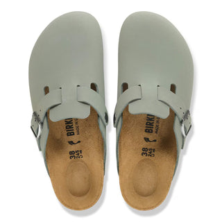 Birkenstock Boston Oiled Leather Narrow - Pure Sage