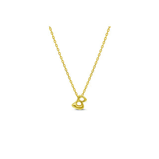 Stia Bubble Loveable Initial Necklace