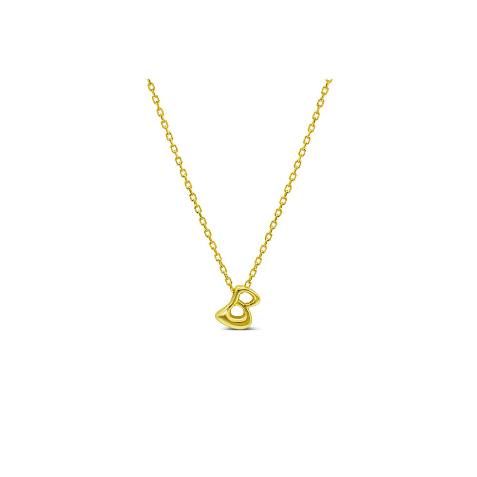 Stia Bubble Loveable Initial Necklace