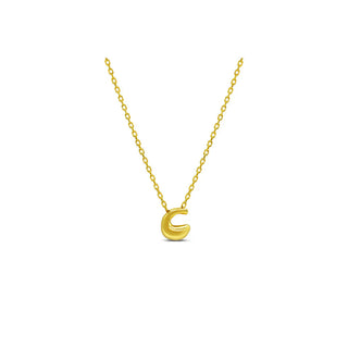 Stia Bubble Loveable Initial Necklace