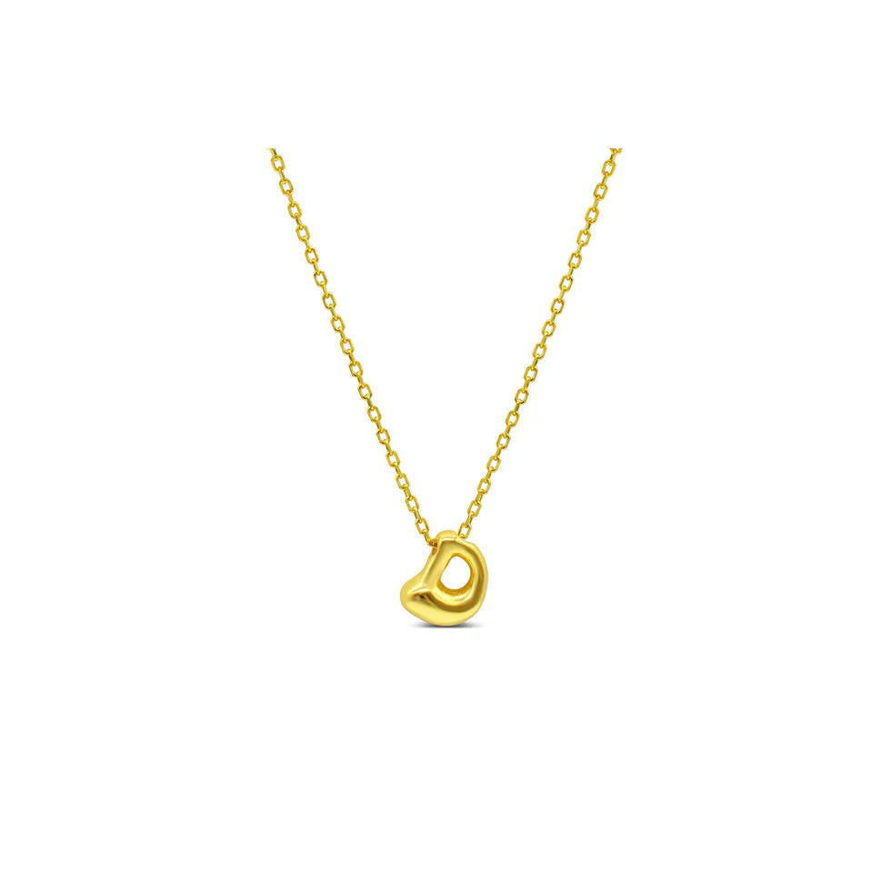Stia Bubble Loveable Initial Necklace