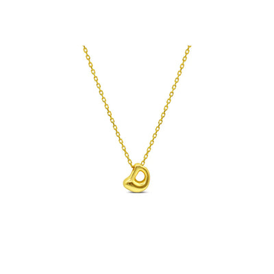 Stia Bubble Loveable Initial Necklace