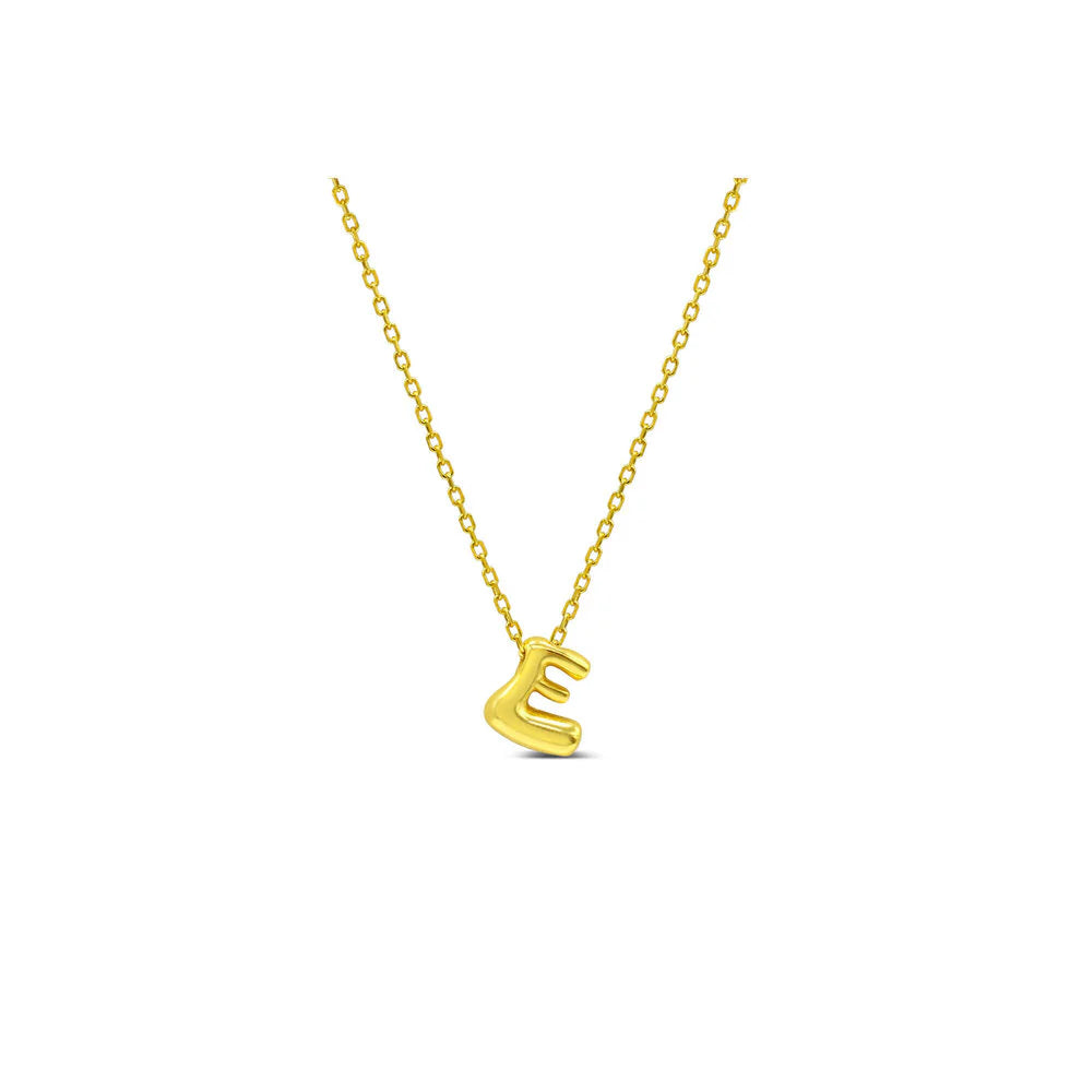 Stia Bubble Loveable Initial Necklace