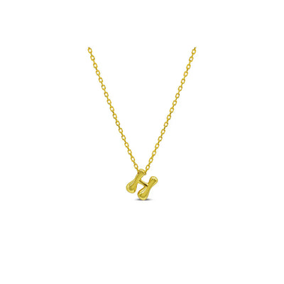 Stia Bubble Loveable Initial Necklace
