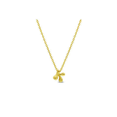 Stia Bubble Loveable Initial Necklace