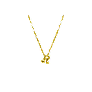 Stia Bubble Loveable Initial Necklace