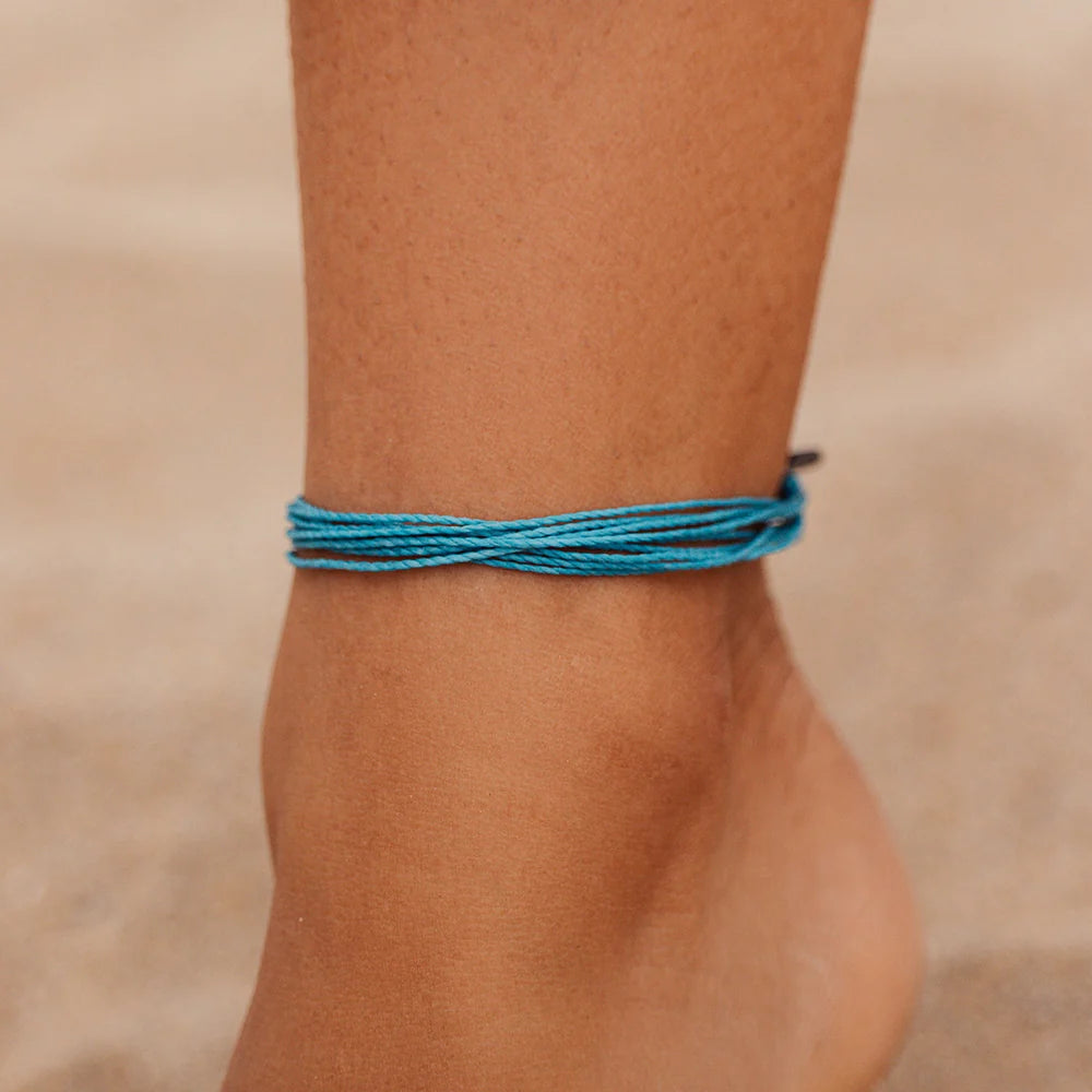 Pura Vida Pacific Blue Original Anklet