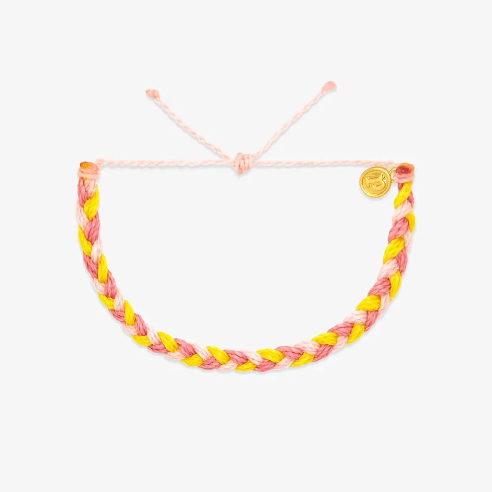 Pura Vida Blushing Lemonade Braided Bracelet