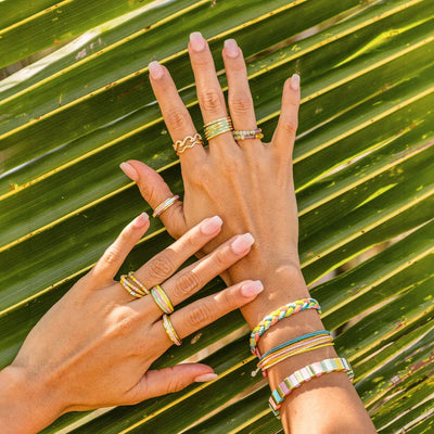 Pura Vida Blushing Lemonade Braided Bracelet