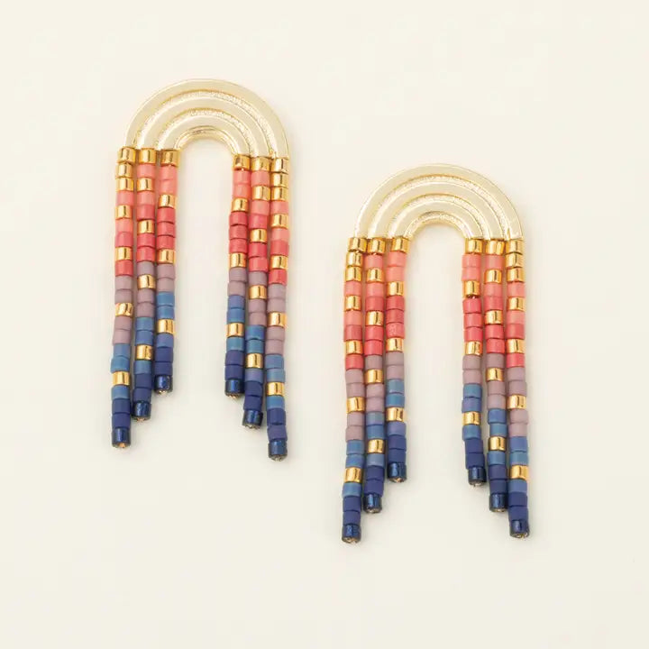 Chromacolor Fringe Earring