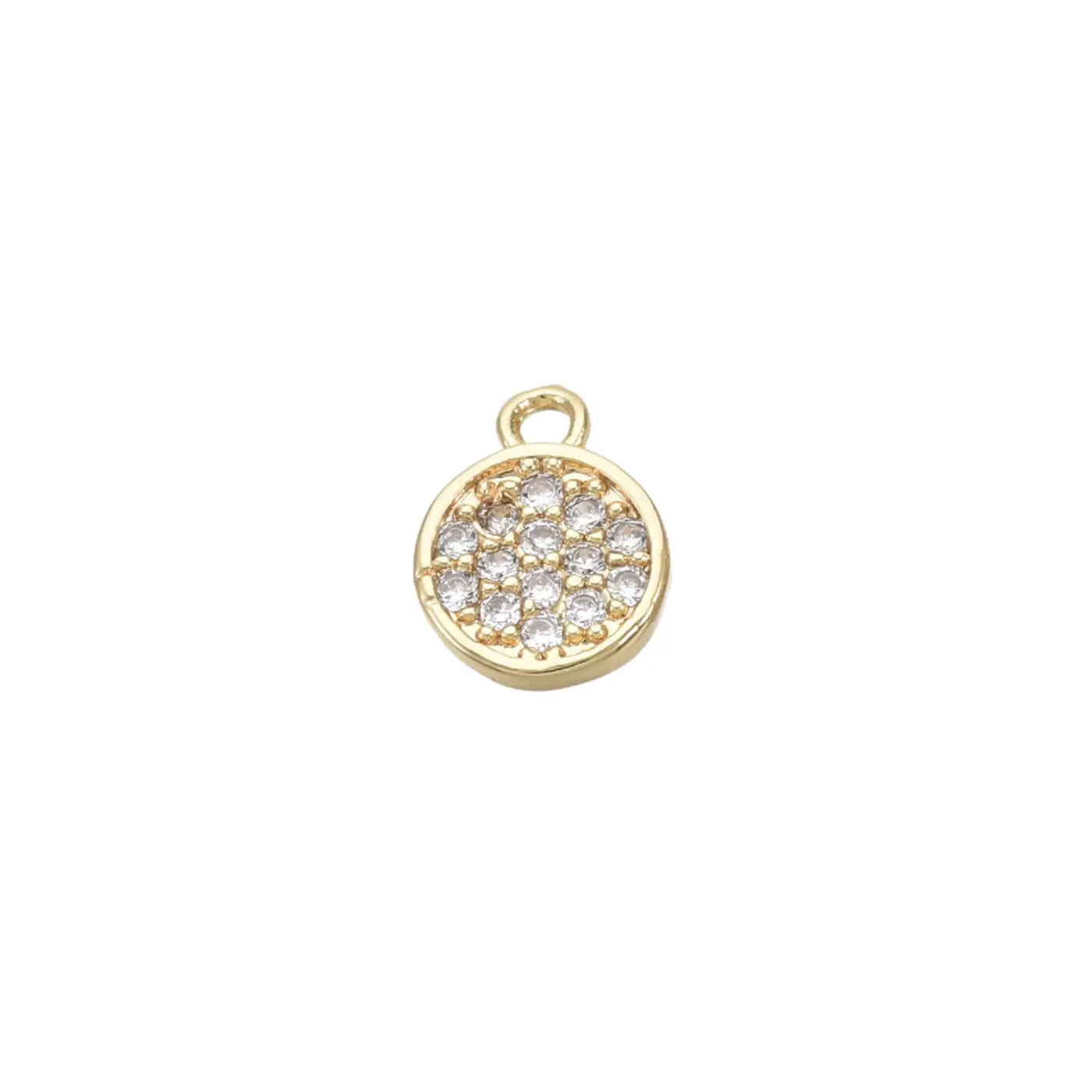 Gold Disc Charm