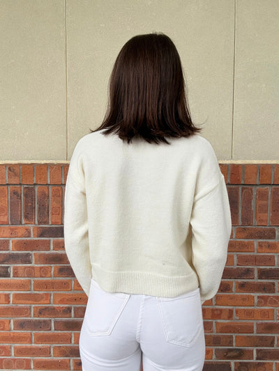 Fuzzy Knit Crab Sweater