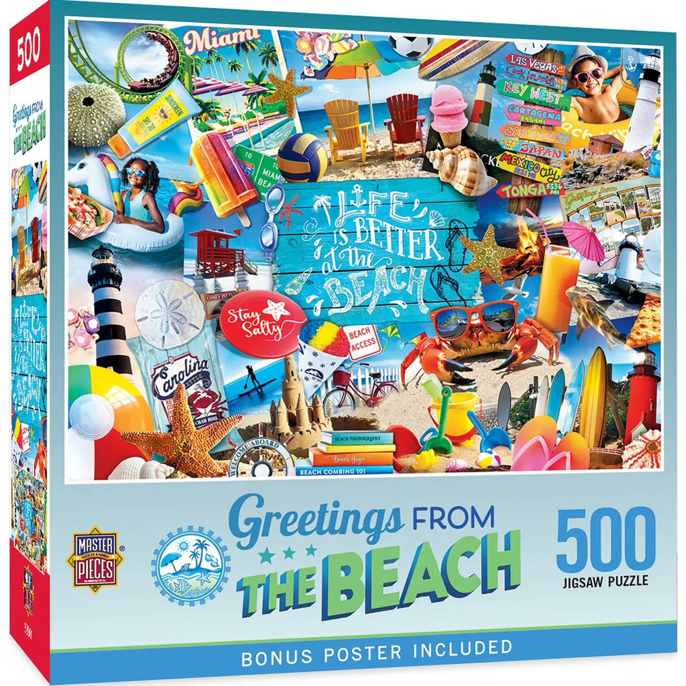 Greetings From the Beach - 500pc Puzzle