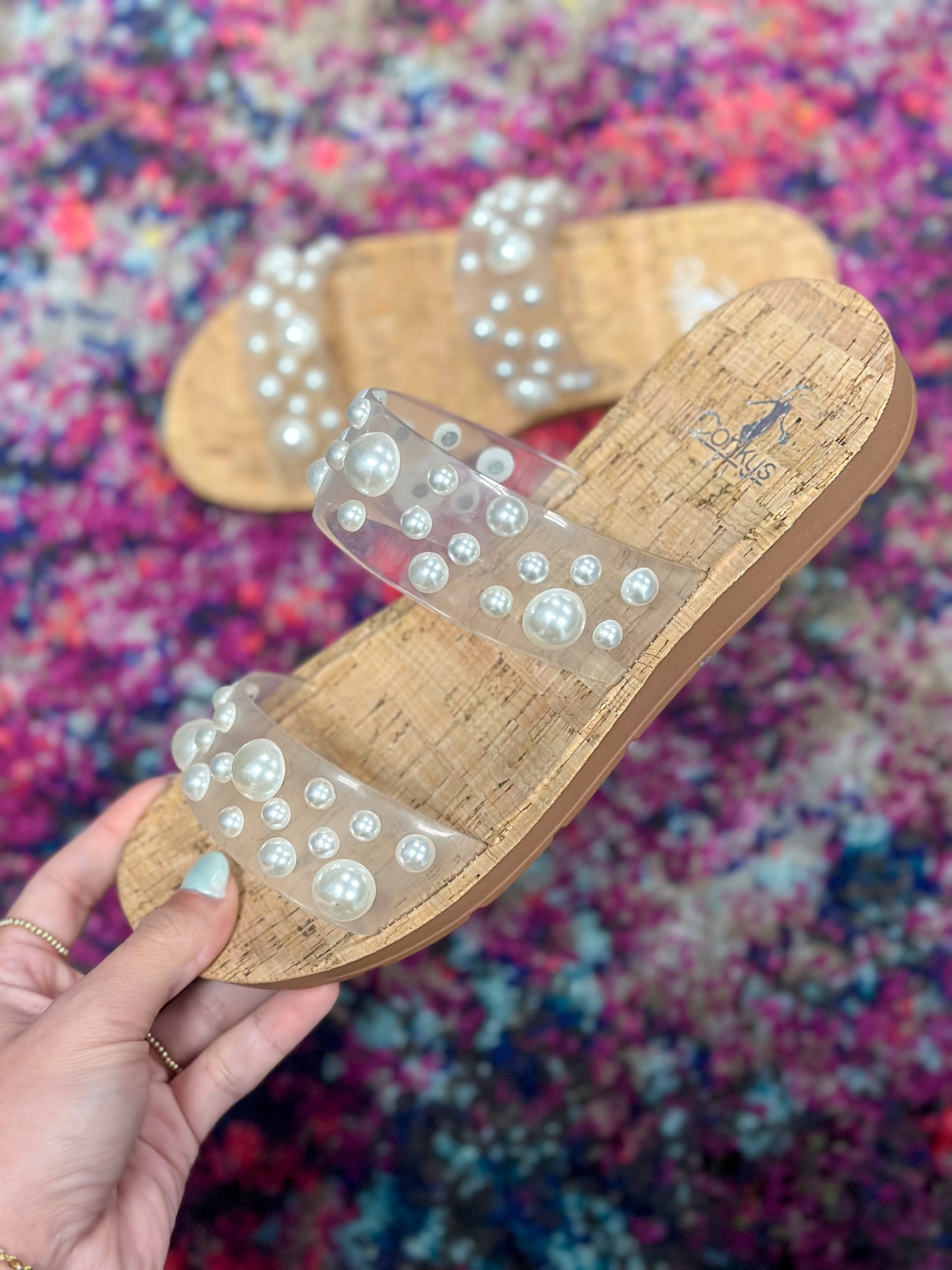 Corky's Dome-N-Atrix Clear Sandal