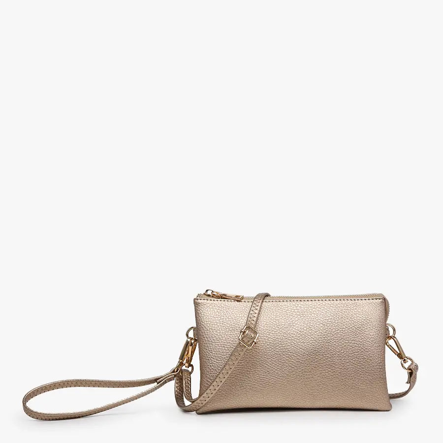Riley 3 Compartment Wristlet/Crossbody