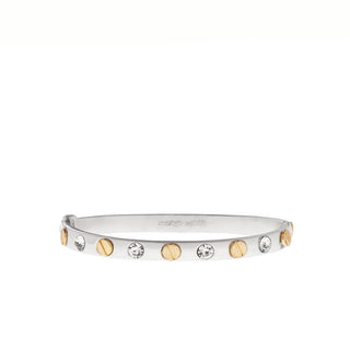 Mixed Nailhead Gemstone Bangle