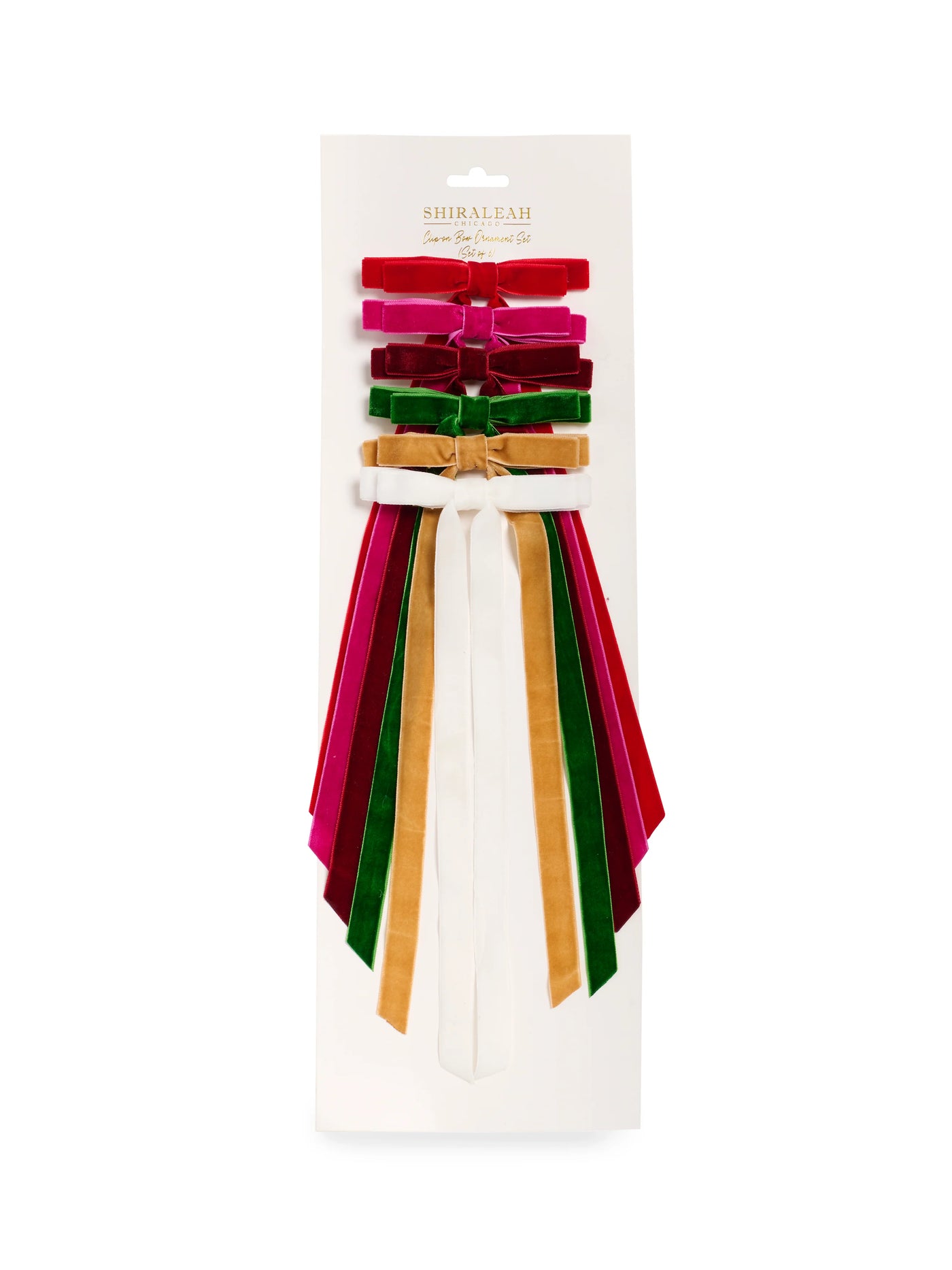 Assorted Decorative Bows Set of 6