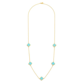 Clover Station Gold Necklace