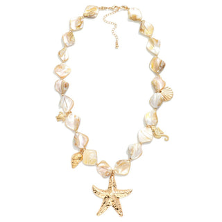 Sea Charms Pearlescent Necklace