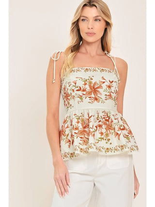 Peplum Woven Top