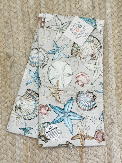 Shell Toss Dish Towel