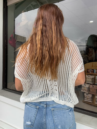 Oversized Stitch Knit Top