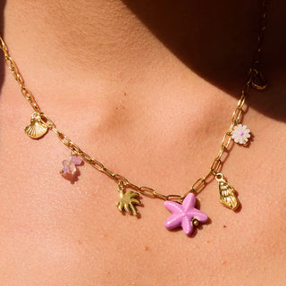 Anya Palm Charm Necklace