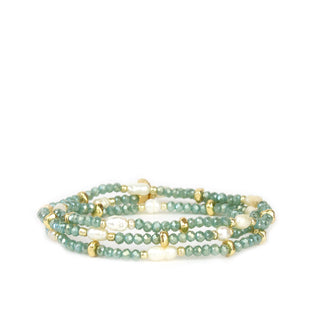 Crystal Beaded Wrap Bracelet