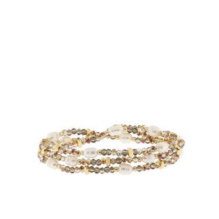 Crystal Beaded Wrap Bracelet