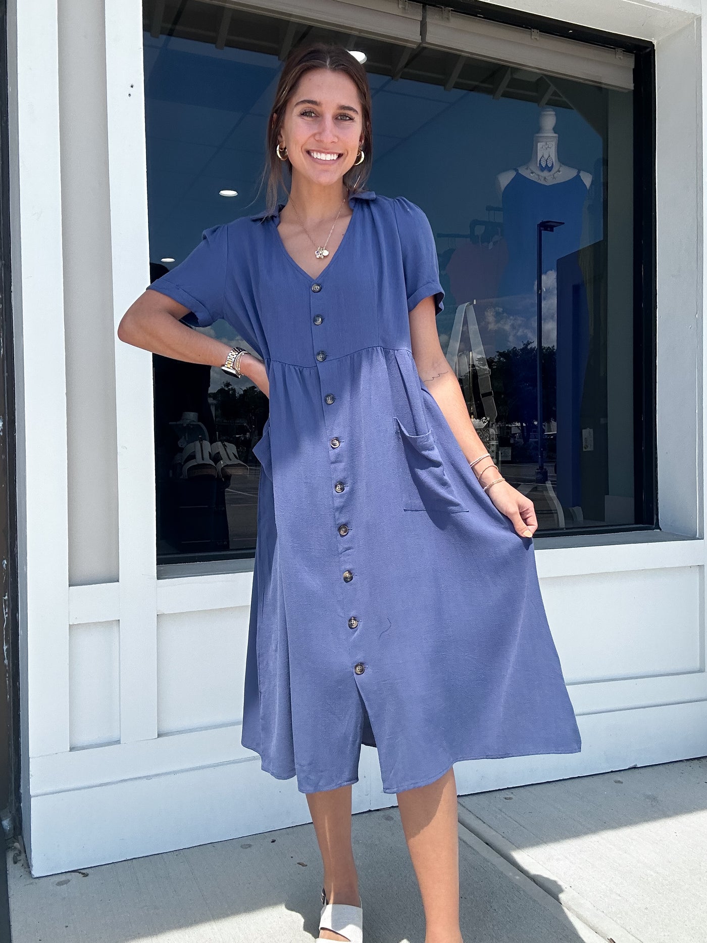 Umgee Myra Linen Dress