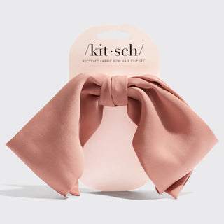 KITSCH Recycled Fabric Bow Clip