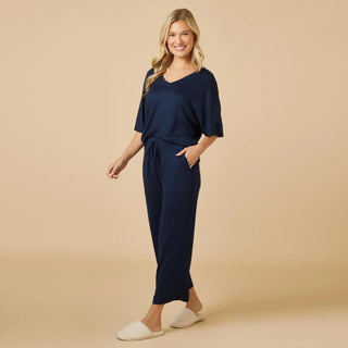 Softies Dream Relaxed V-neck with Capri Lounge Set
