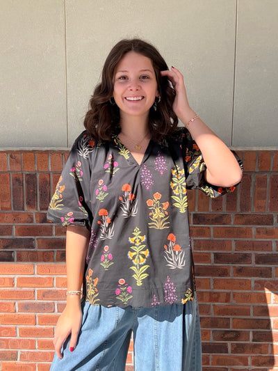 Umgee Flower Bunches Top