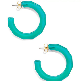Zenzii Small Textured Hoop Earring