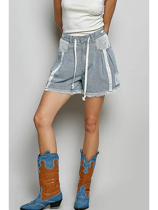Pol Woven Stripe Shorts