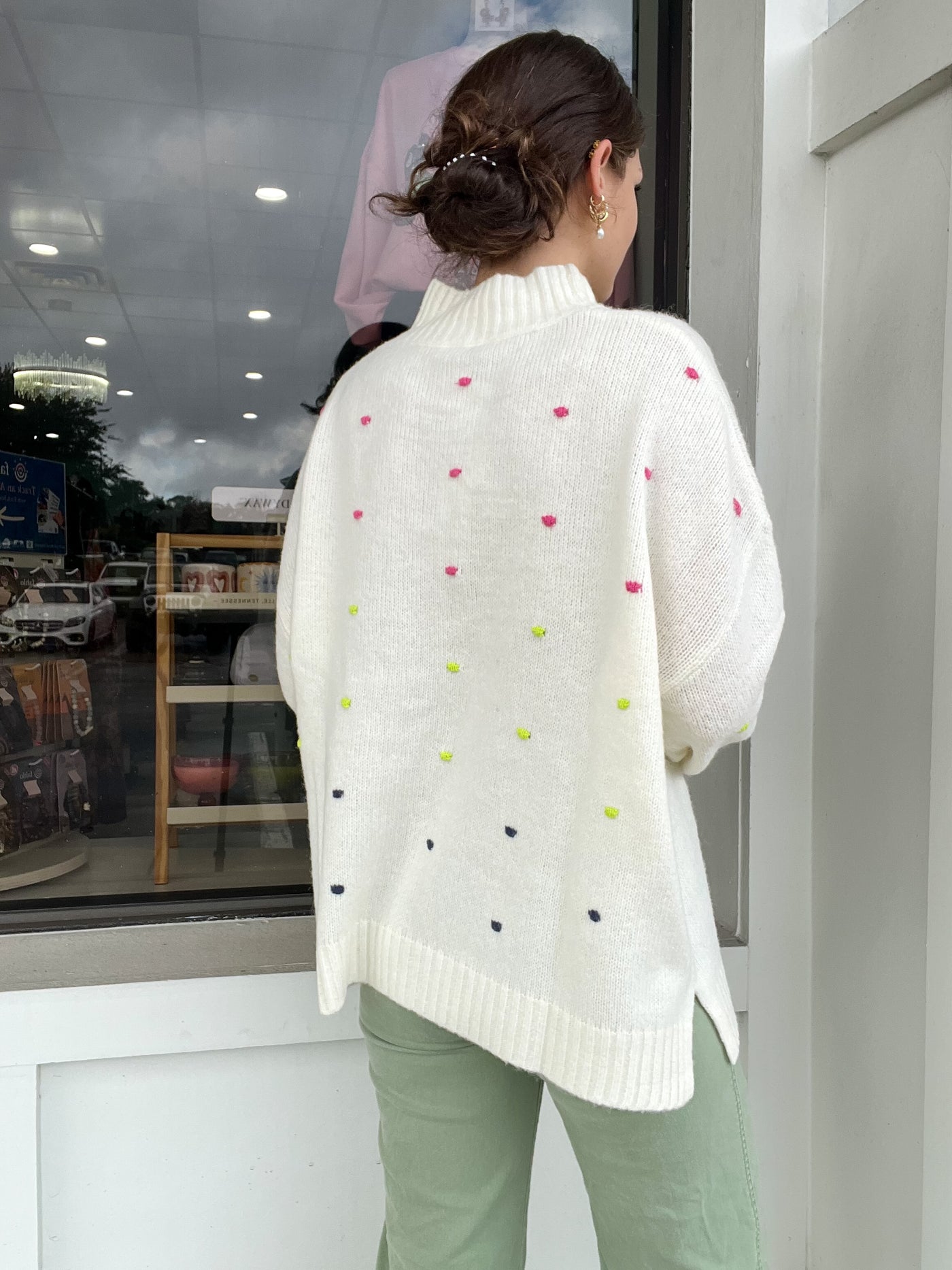 Novie Pom Pom Sweater