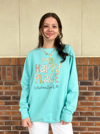 Happy Place Confetti Sweatshirt
