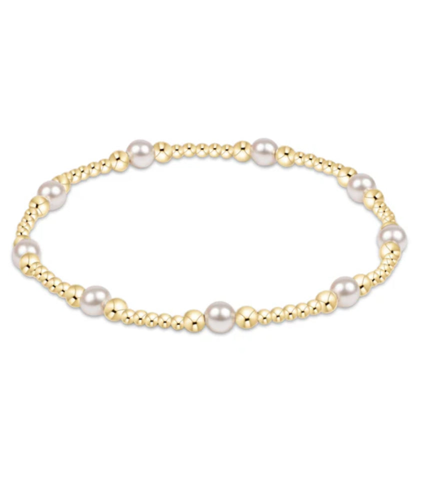ENewton Classic Purpose Pattern Bracelet - Pearl